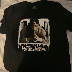Tupac mens shirt size Large